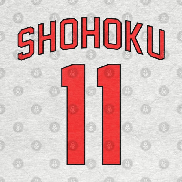 Shohoku - Kaede Rukawa Jersey by KimKim